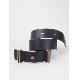 Simplistic buckle free leather belt