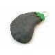 Small leather phone bag - eggplant