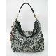 Cowhide Lace Leather Hobo Bag - w/ shoulder strap