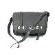 Plain Design Cowhide Leather Shoulder Bag - full leather shoulder strap, IH251B