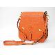 Hard Case Leather Structural Satchel Bag, IH0805