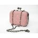 Small Quilting Leather Party Hard Case Bag, IH0987