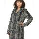 Ladies' Fake Fur Long Coat, JS-3060