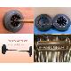 Dustbin Wheel/garbage Bin Solid Wheel/trash Can/wastebin Rubber Wheel/axle/shaft, SR0815