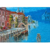 Pallet Knife Work Oil Painting