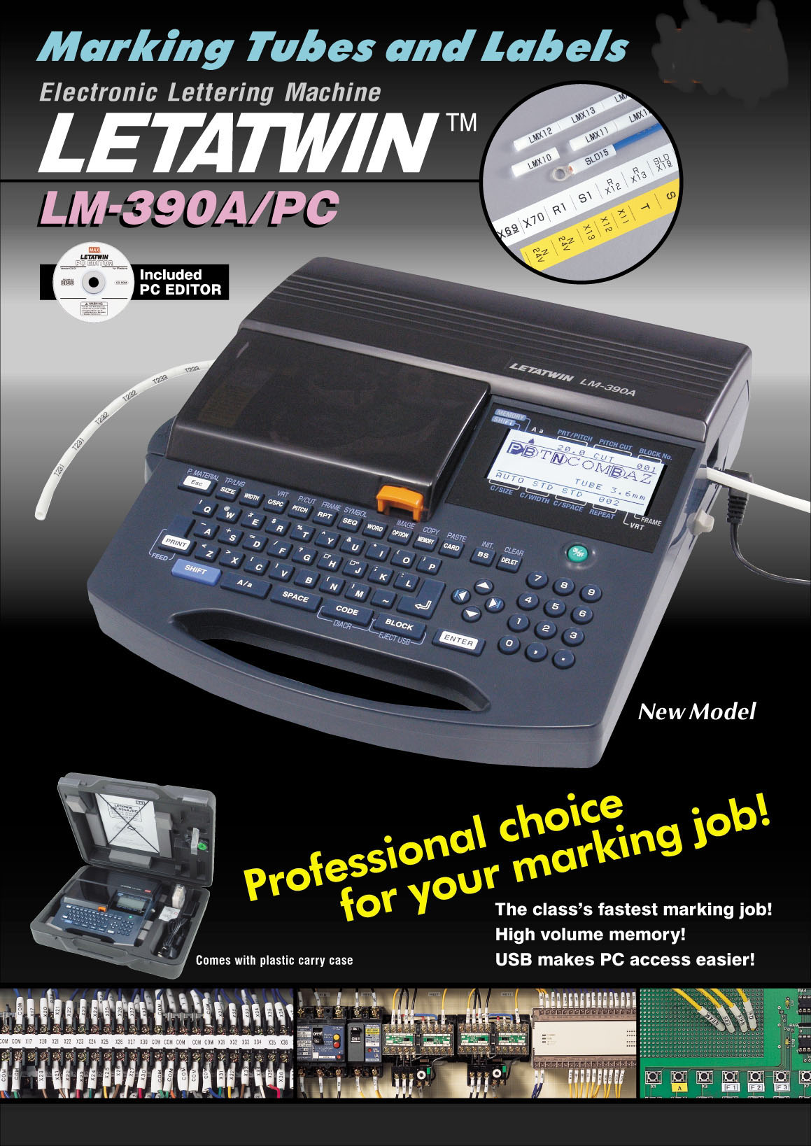 Electronic Lettering Machine,LM390A Mega Choice Ltd. Manufacturer