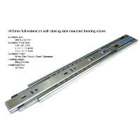 H45mm full-extension soft-closing side mounted bearing slides