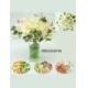 9.5 inches SEMI-OPEN ROSE & HYDRANGEA BQT W/3 FLS, IVY & LVS (THIN M.P.)