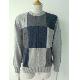 Color blocking men's pullover.