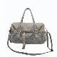 Messenger bag using a leather-like PU with rivet ornaments zipper design, E-100716-D1