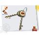 Bottle opener keyring, K1-115