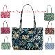 Cotton Pattern Bag Quilted Tote Bags, HP013067-1