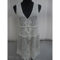 Crochet dress with lace