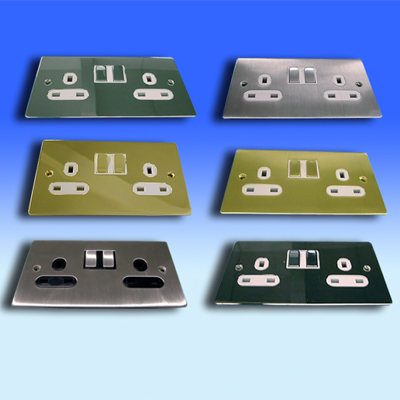13A 2 Gang DP Switched Socket