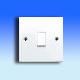 10A 1 Gang 2 Way Plate Switch