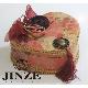 Heart-shaped Fabric Jewellery Boxes, fabric jewellery boxes 