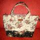 Printcloth canvas handbags, P3302