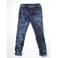 ruched skinny jeans