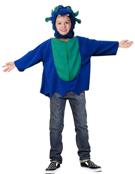 Dinosaur Poncho with Hat