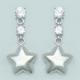 925 sterling silver /or brass jewelry : CZ Earrings (LE10748), LE10748