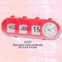 Desk Alarm Clock w/Calendar