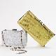 Box glitter clutch & hard glitter clutch bag