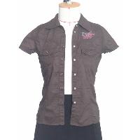 Cotton Woven Blouse with Embriodery and Print