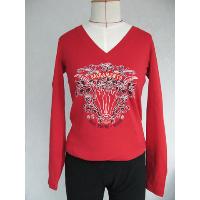 Print with embrodiery T-shirt