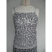 Embrodiery with Shiny Sequins Tank