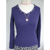 Print with chain T-shirt