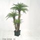 6' PLASTIC SWORD FERN TREE W/BAMBOO POT, G11/54906-3B206BN