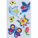 Flocky sticker