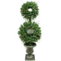 7.5' TWO WREATH TREE