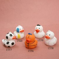 1556 - Basketball Duck,1557 - Soccer Duck,1558 - Baseball Duck,1559 - Golf Duck,1560 - Vollyball Duck