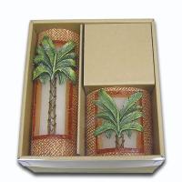 Pillar w/Coconut palm