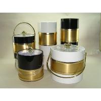 GOLD & BLACK/WHITE MIX ROUND