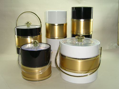 GOLD & BLACK/WHITE MIX ROUND