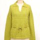 Pullover with Leather