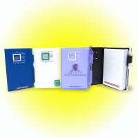Memo book with calendar and pen