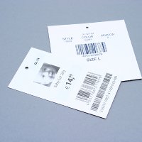 Barcode and Price Hang Tags