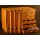 Folder stand with drawers (FSC™ certified), PF001