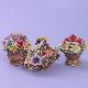 Porcelain flower basket