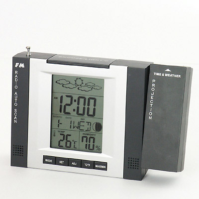 Weather Station Clock with FM Radio