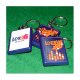 Acrylic lotto keychain with plastic balls, A920