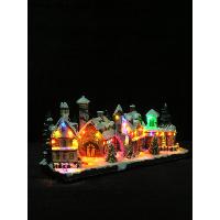 Battery operated Paper House Scene Decoration
