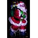 Embossed Santa LED Silhouette