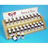 Fragrant oils - 40 bottles (15ml) on wooden stand