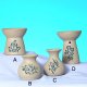 Hand-painted, engraved flora pattern, A) AP 25071 
B) AP 25063 
C) AP 25064 
D) AP 25070