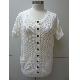 Cardigan with cotton poplin