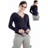 Long Sleeve with Hood Blouse